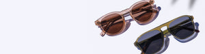 Retro aviator sunglasses for oval face shapes